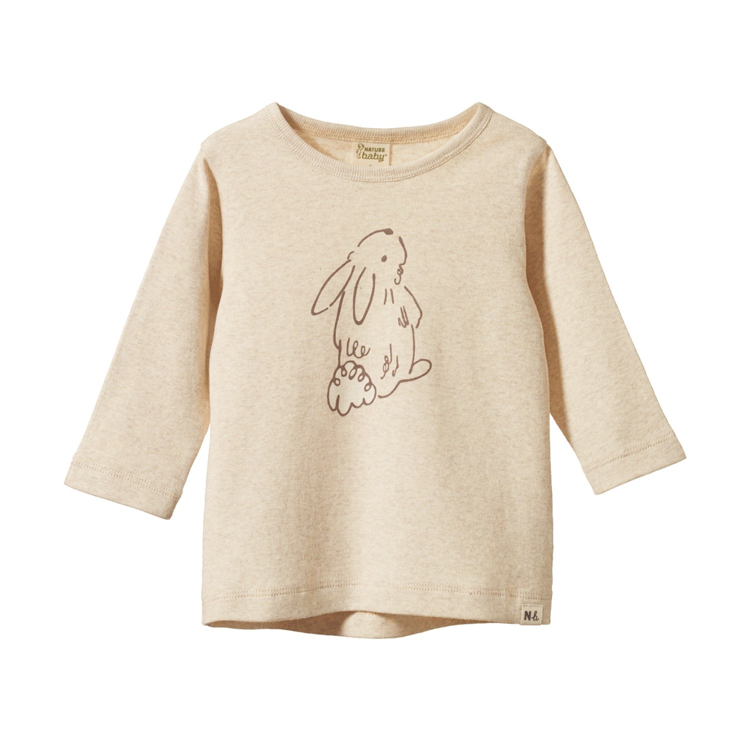 River Tee L/S Bramble Bunny Print
