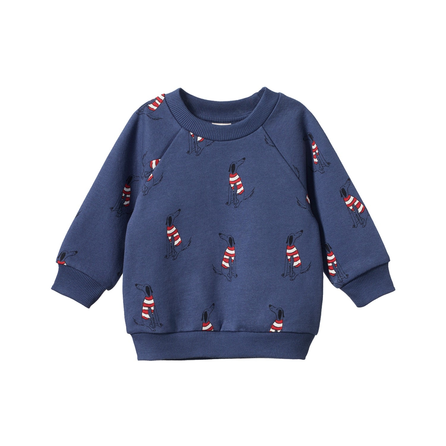 Emerson Sweater Best Friend Indigo Print