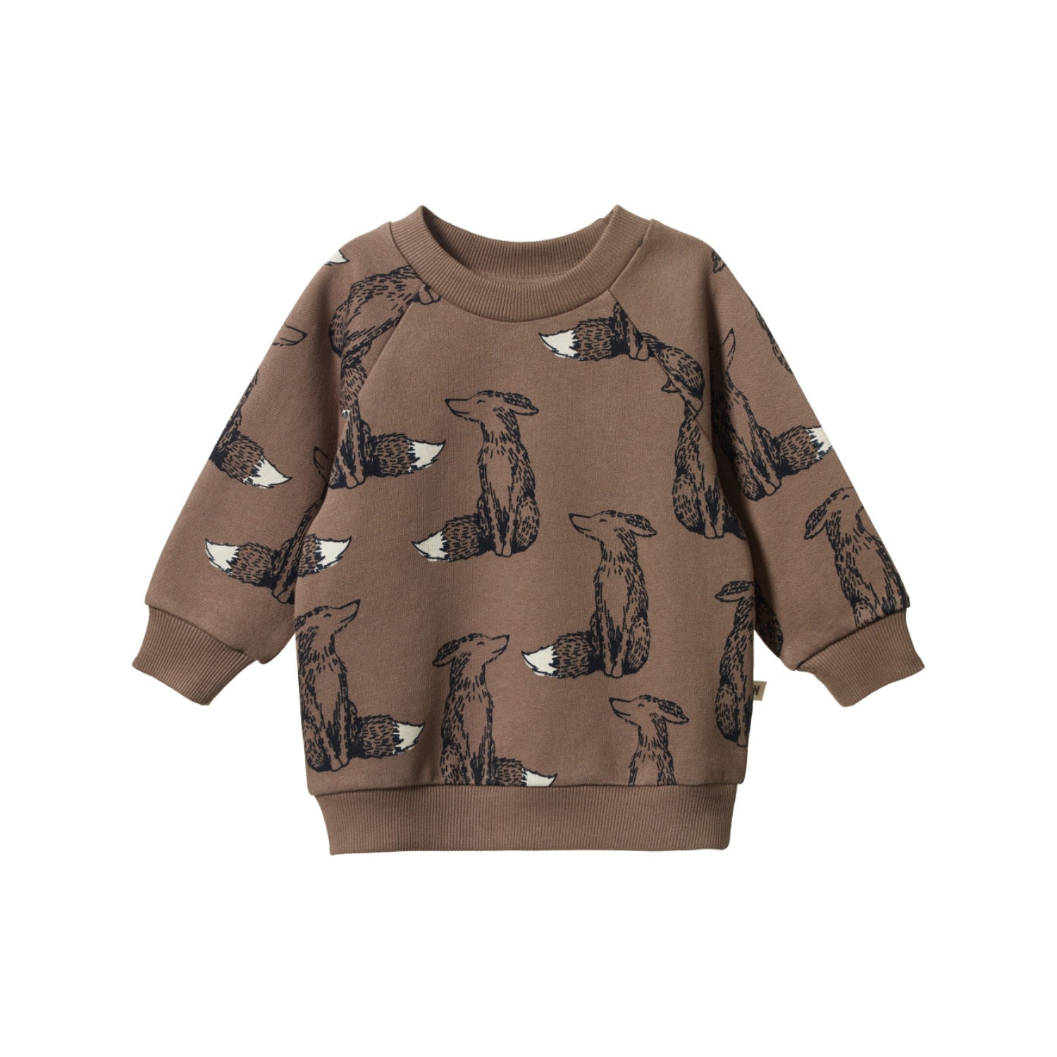 Nature Baby Emerson Sweater Foxy Cub Print