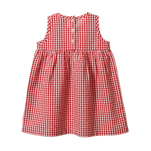Dorothy Dress Red Check
