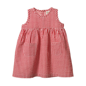 Dorothy Dress Red Check