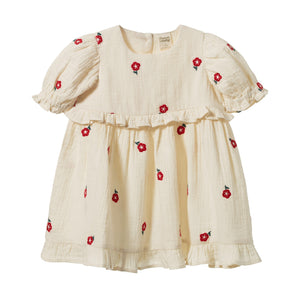 Valentina Dress Red Flora
