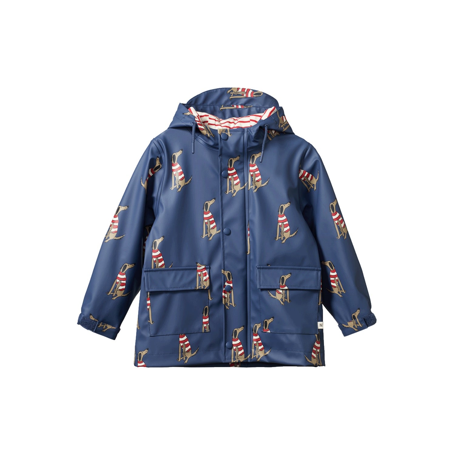 Raincoat Best Friend Indigo Print