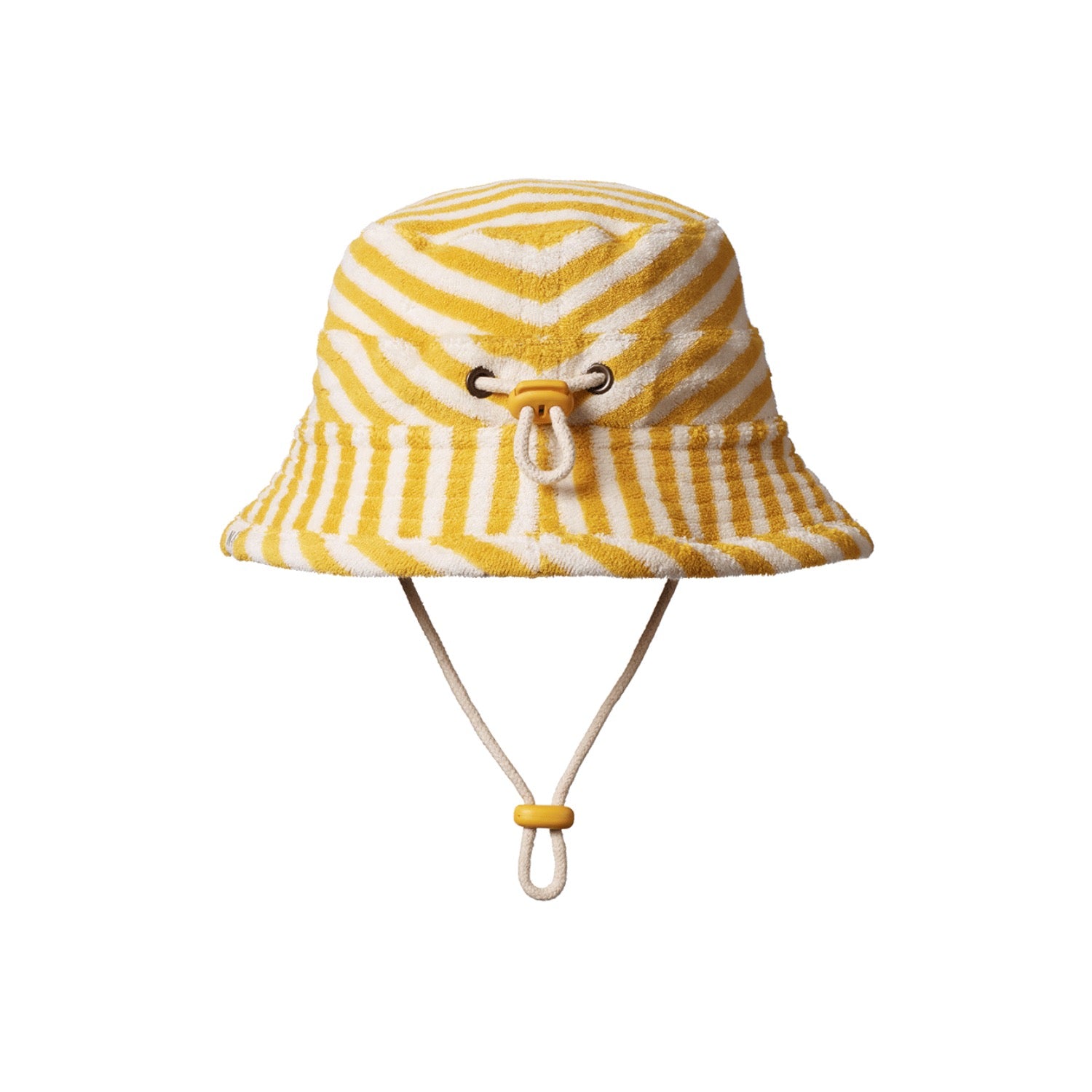 Bucket Sunhat Terry Golden Sea Stripe