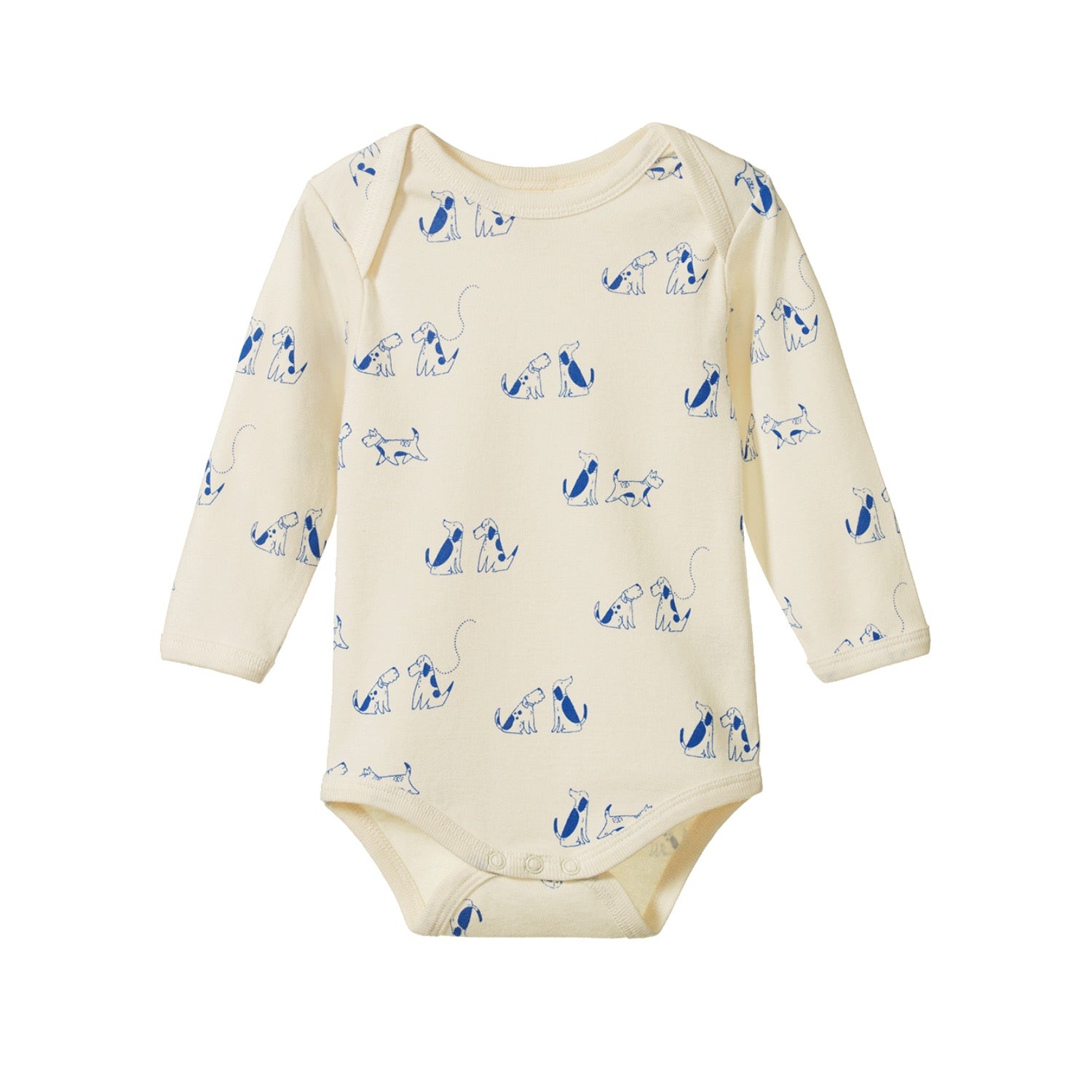 Long Sleeve Bodysuit Dog Walk Print