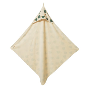 Cotton Hooded Towel Pear Print