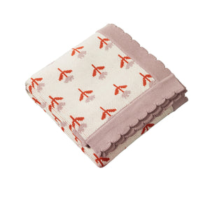 Fern Blanket Fleurette Knit