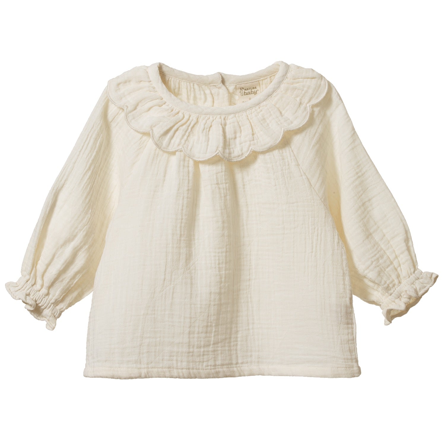 Cameron Ruffle Blouse Natural