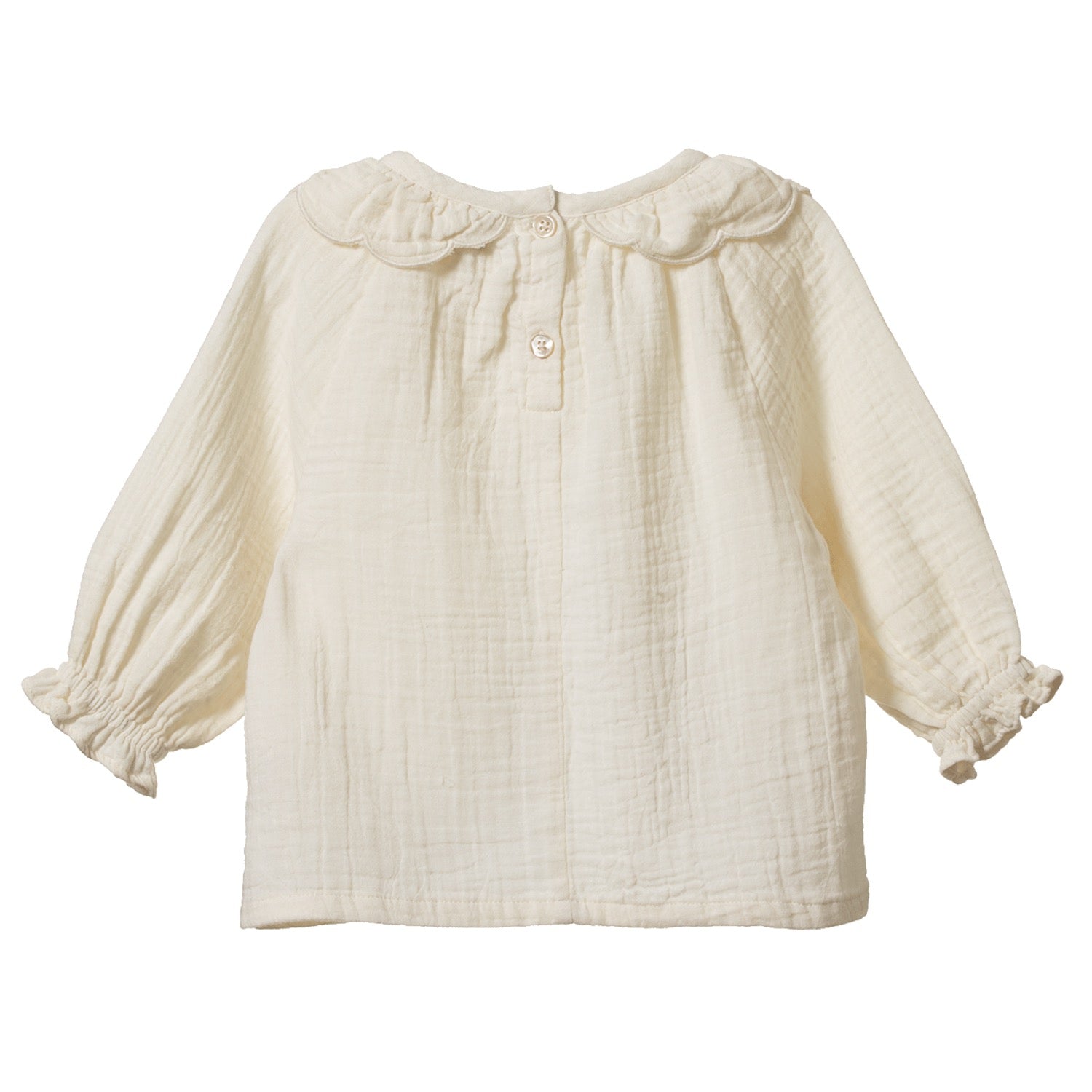 Cameron Ruffle Blouse Natural