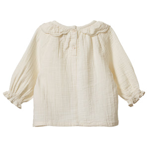 Cameron Ruffle Blouse Natural