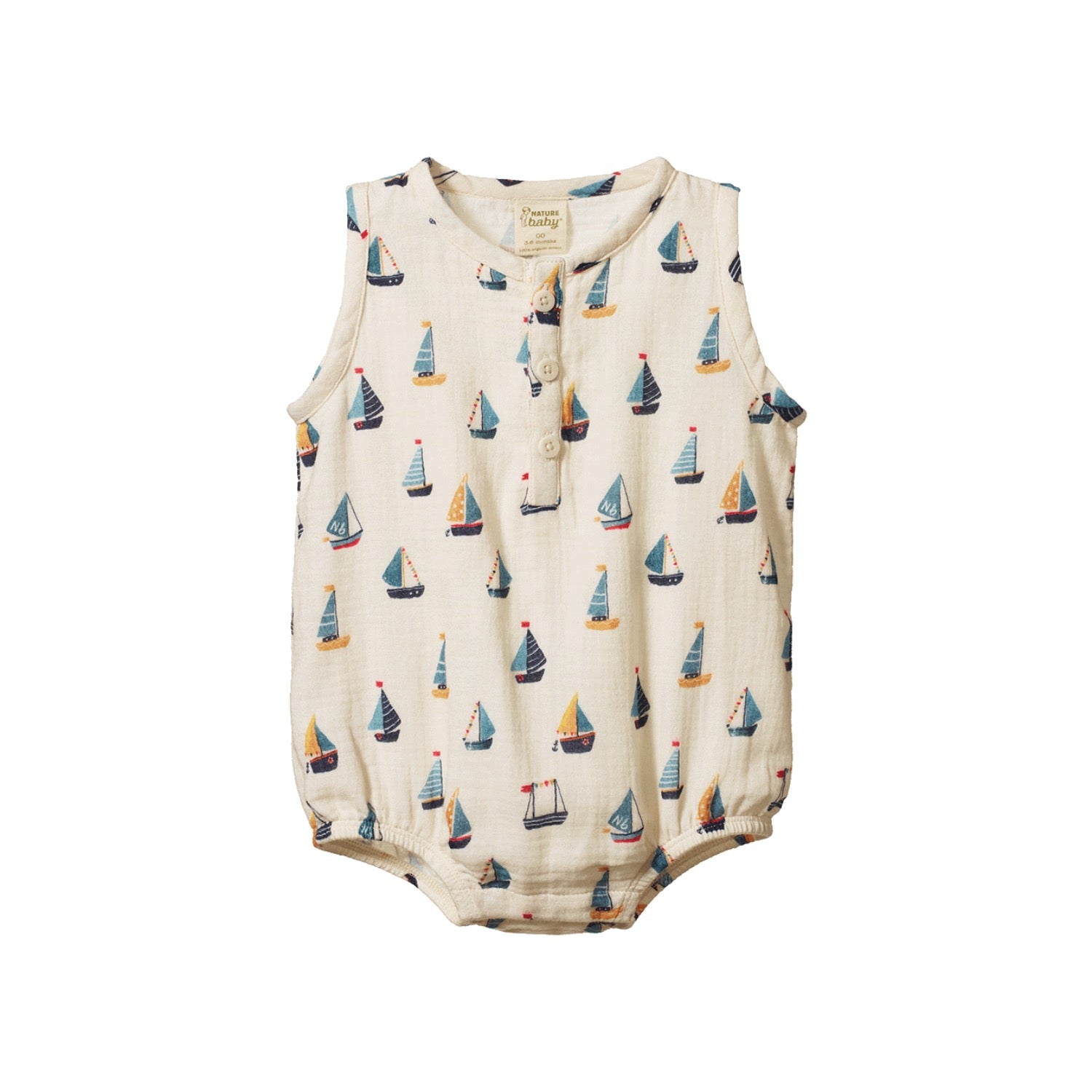 Cedar Suit Muslin Regatta Print