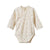 Baby bodysuit with floral pattern kimono style by Nature Baby