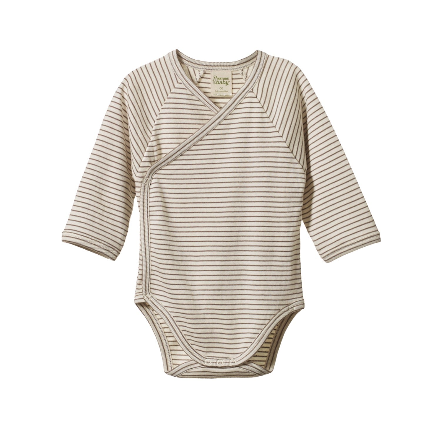 Striped baby bodysuit by Nature Baby