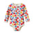 One Piece Bathing Suit Painted Delphine Print