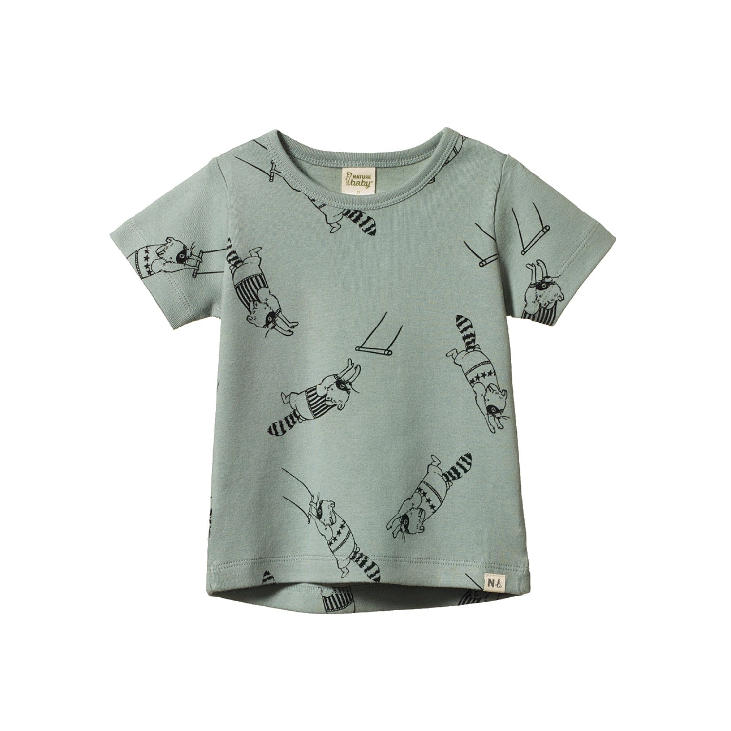 River Tee Racoon Rhapsody Print