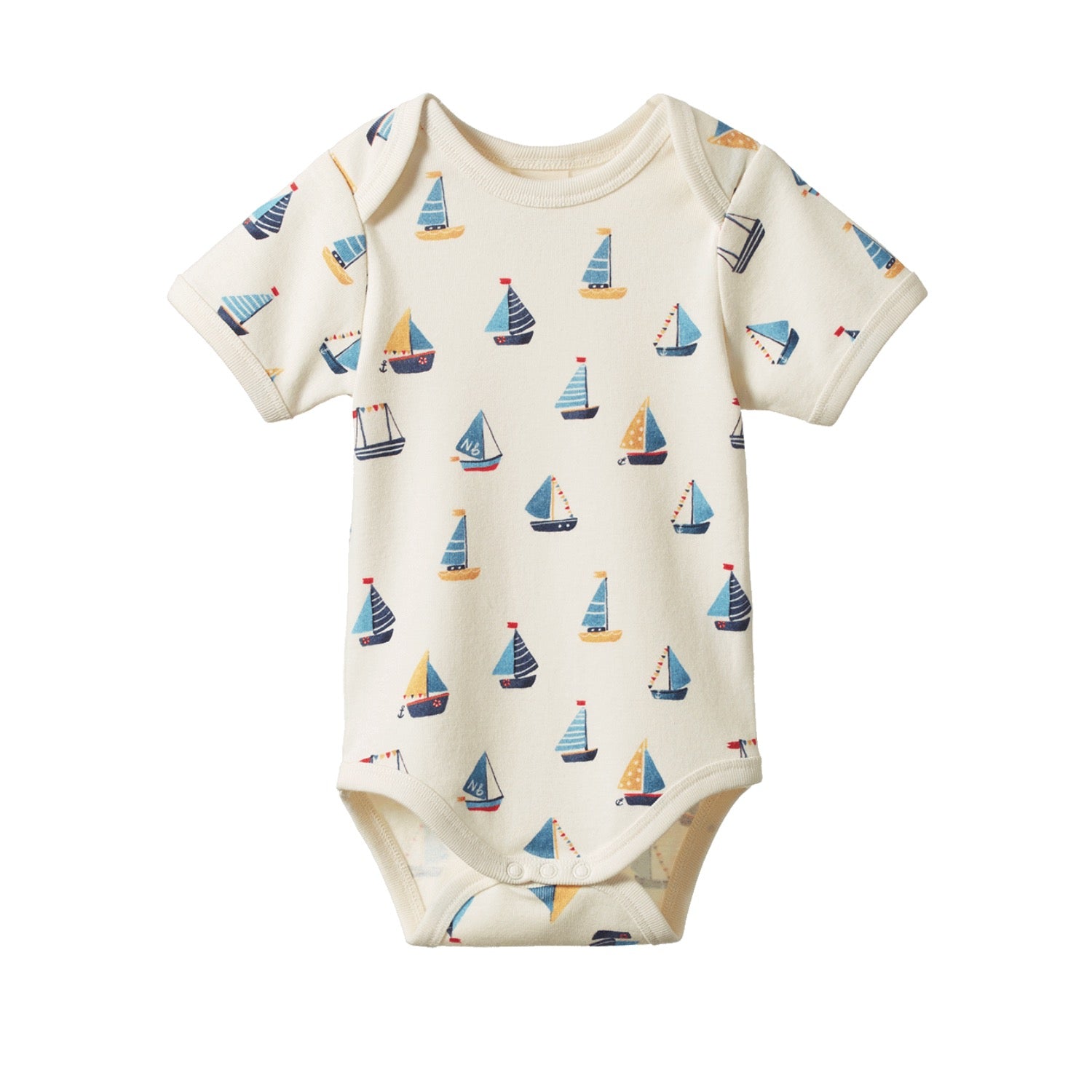 Short Sleeve Bodysuit Regatta Print