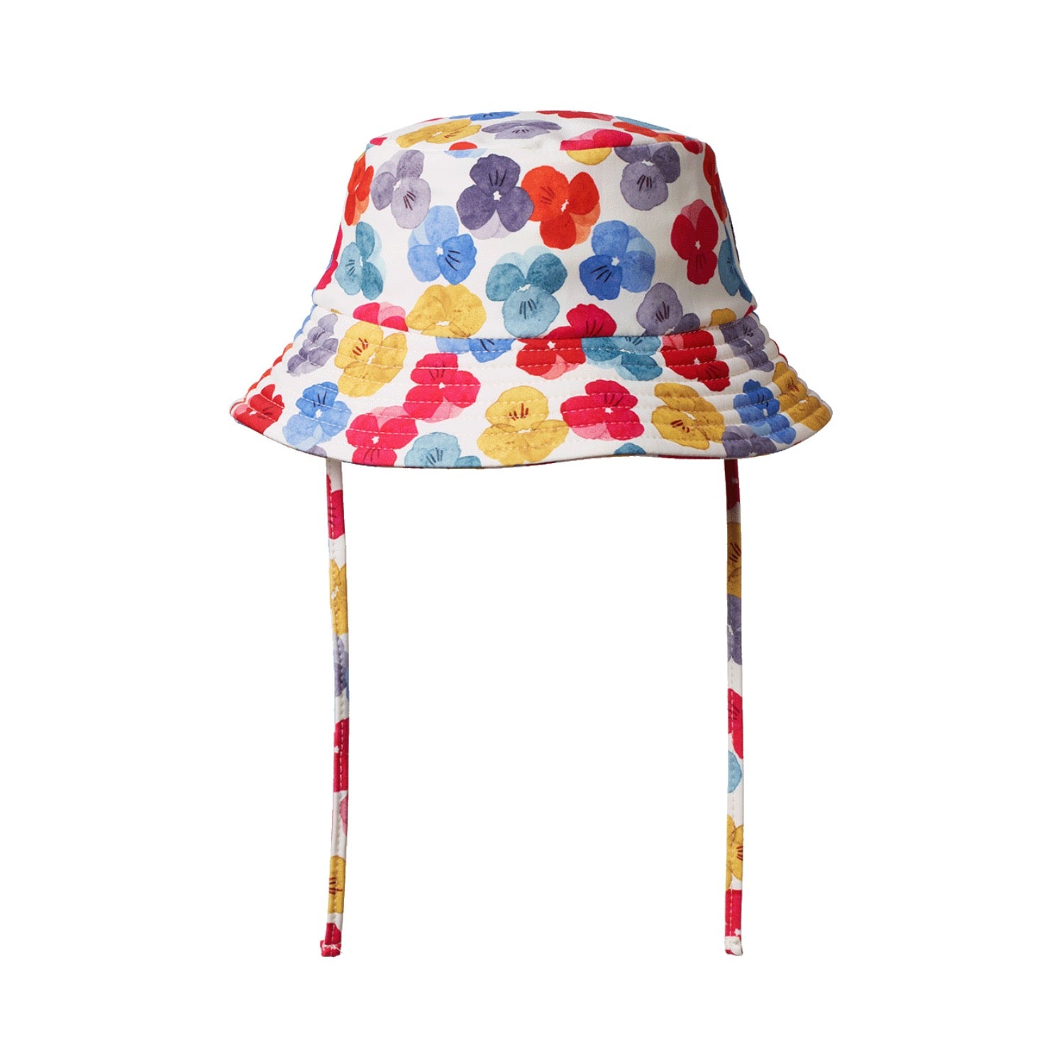 Splash Sunhat Painted Delphine Print