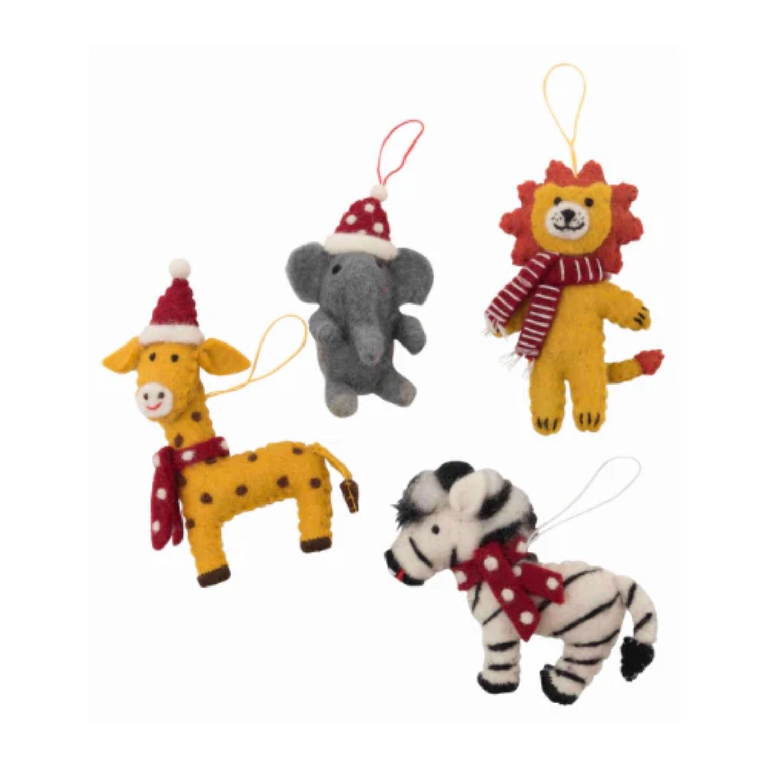 Pashom Christmas Decorations Safari Animals