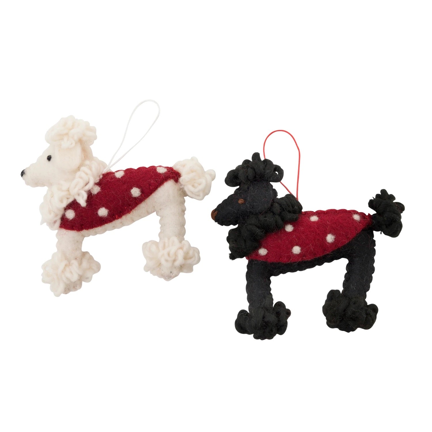 Pashom Christmas Decorations Poodles