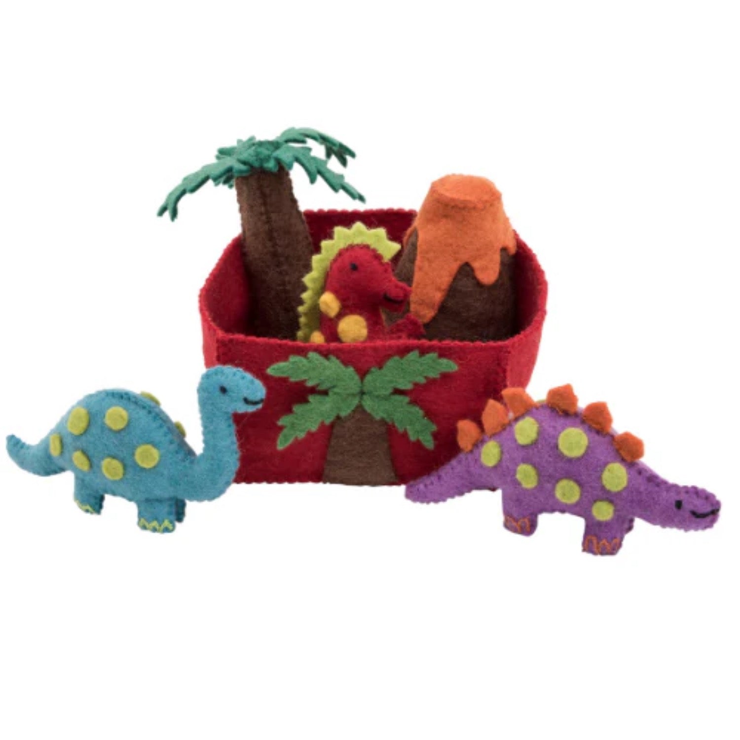 Pashom Felt Playset Dinosaur