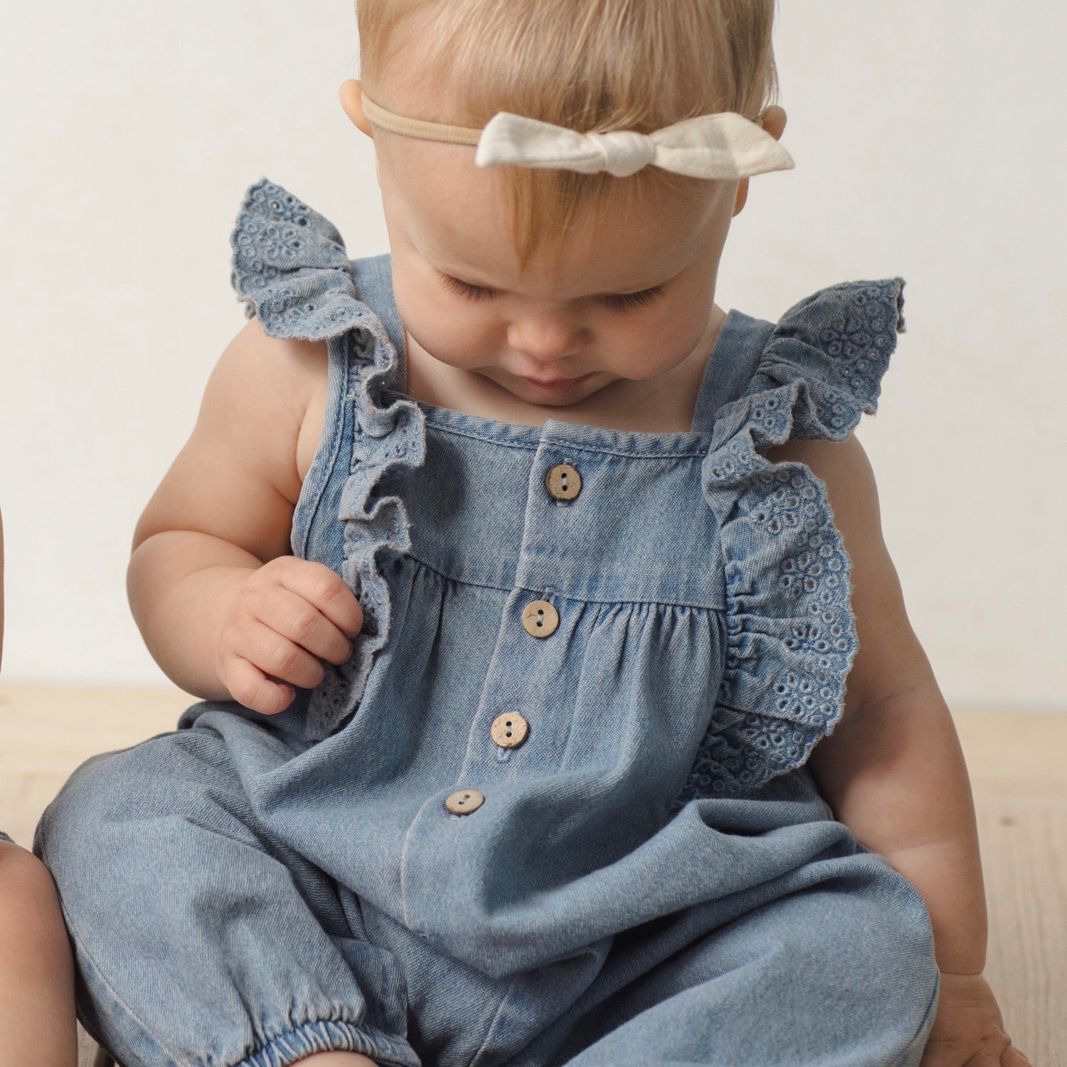 Nova Romper Chambray