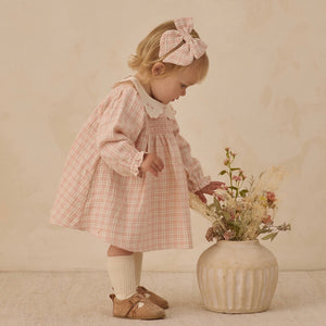 Callie Dress Pink Plaid