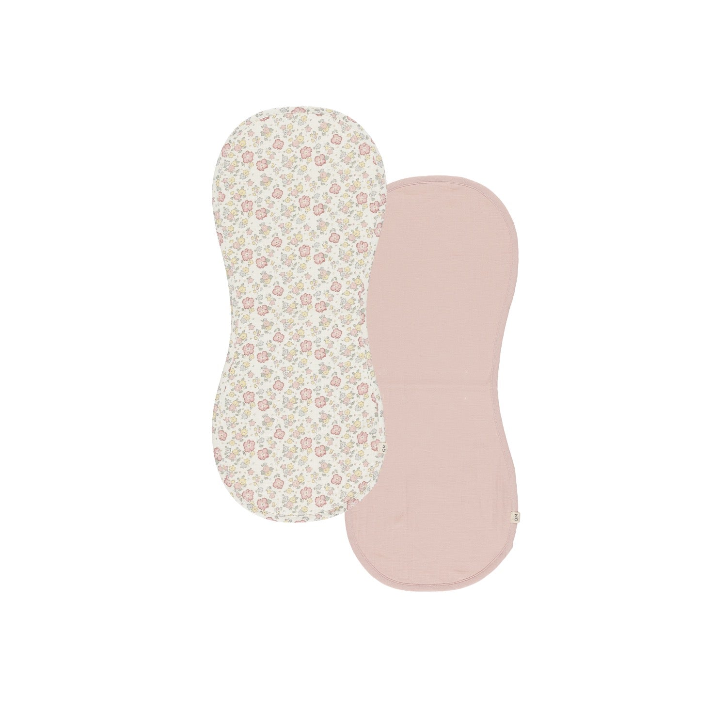 Quincy Mae Burp Cloth 2 Pack Bloom Bubblegum
