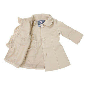 Korango Frill Overcoat Beige