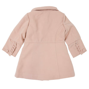 Korango Frill Overcoat Dusty Pink