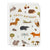 Card "Happy Birthday" Woodland Animals