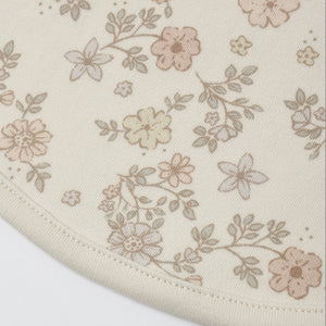 Bib 2 Pack Floral Vine Dusty Rose