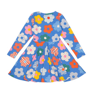Rock Your Kid Happy Flowers Waisted Dress