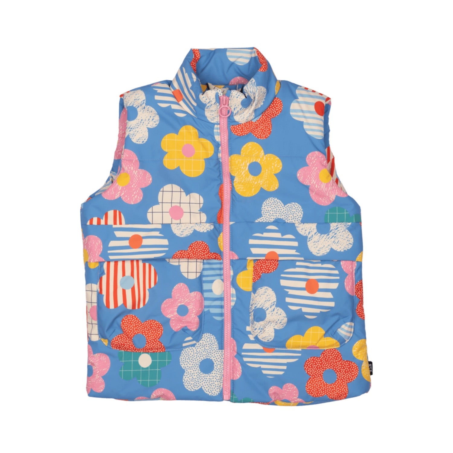 Rock Your Kid Happy Flowers Padded Vest