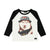 Rock Your Kid Rock n Roll Dog T-shirt Cream Black