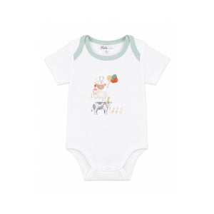 Scout Organic Bodysuit Animal Stack