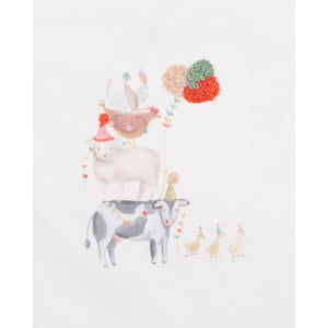 Scout Organic Bodysuit Animal Stack