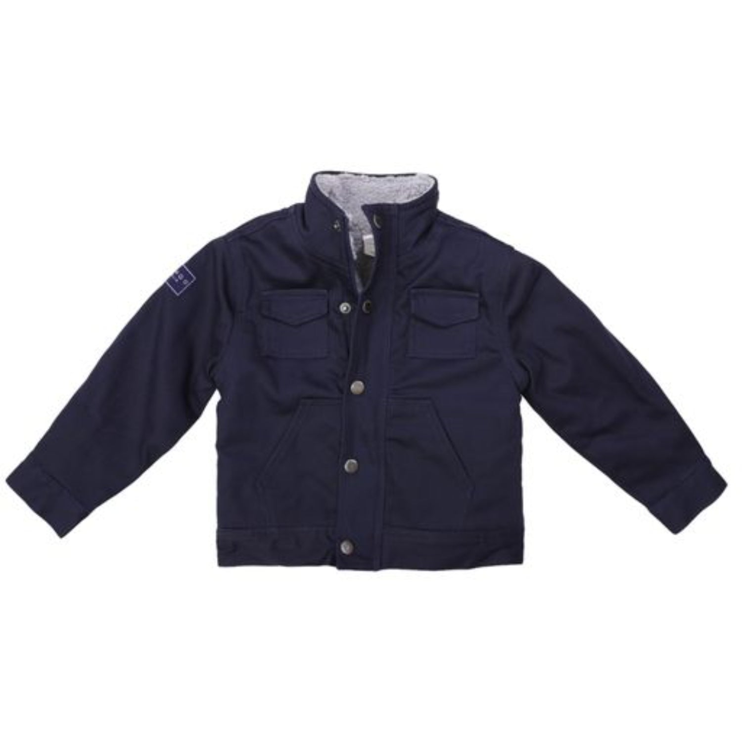 Korango Sherpa Lined Twill Jacket Navy