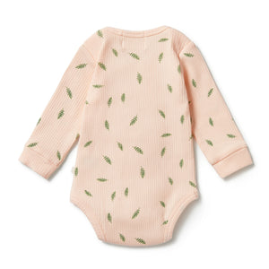 Wilson + Frenchy Rib Bodysuit Falling Leaf