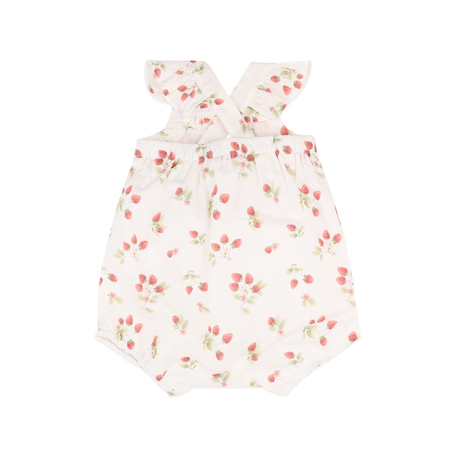 Poppy Romper Strawberry Print
