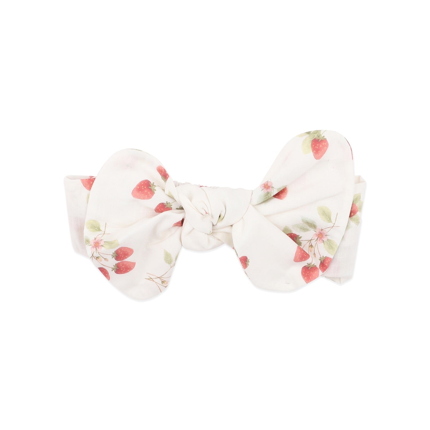 Poppy Headband Strawberry Print