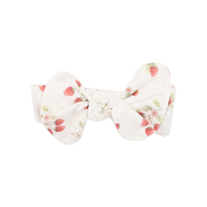 Poppy Headband Strawberry Print