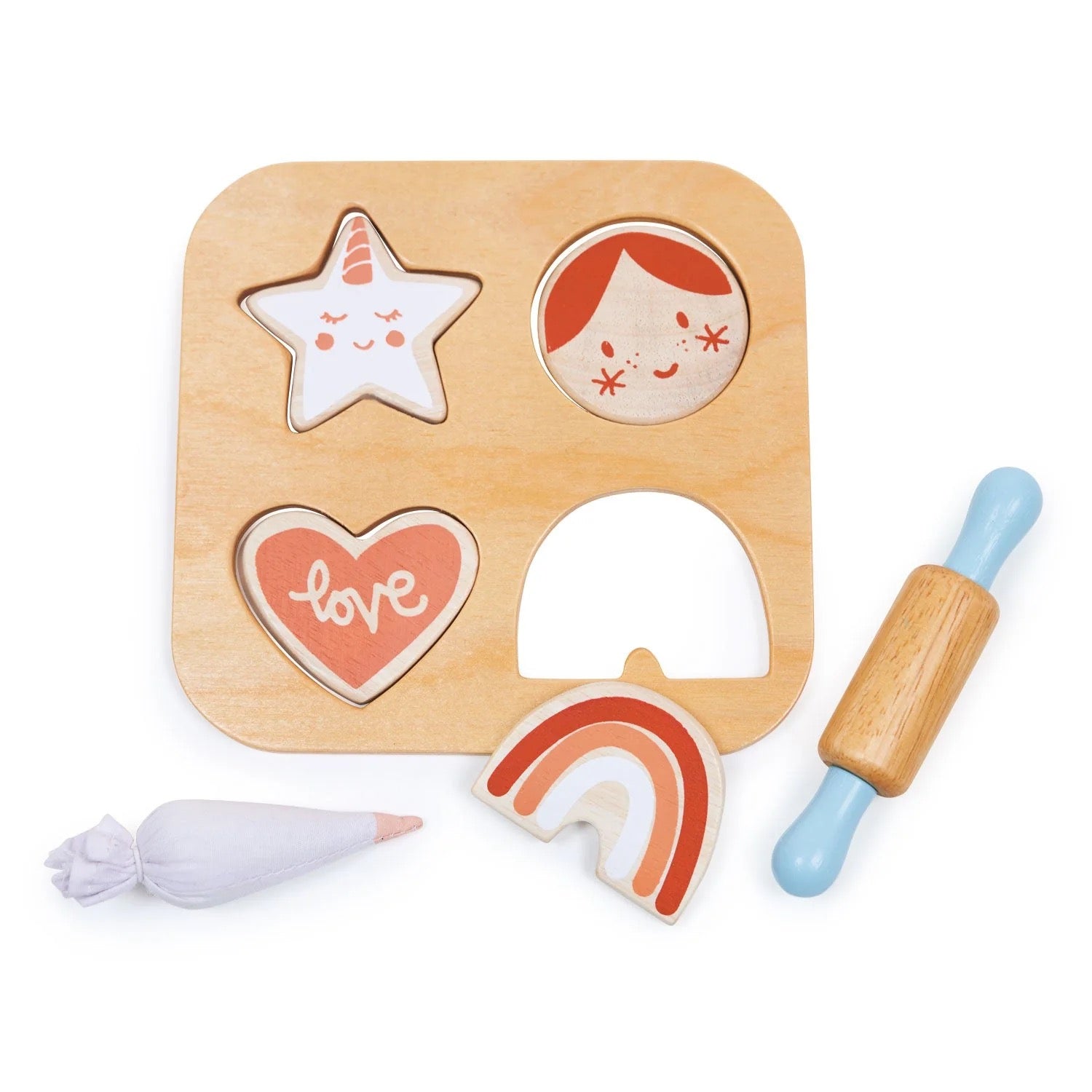Mentari Cookie Cutting Puzzle Set