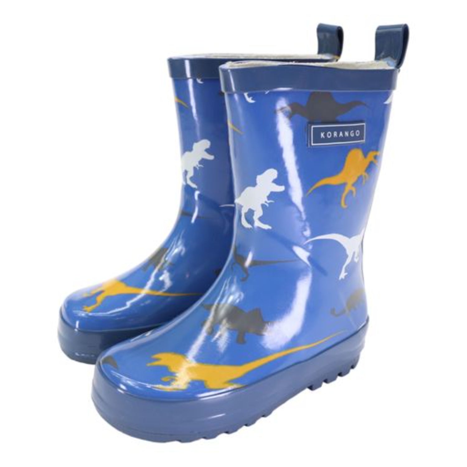 Korango Dinosaur Gumboots Blue