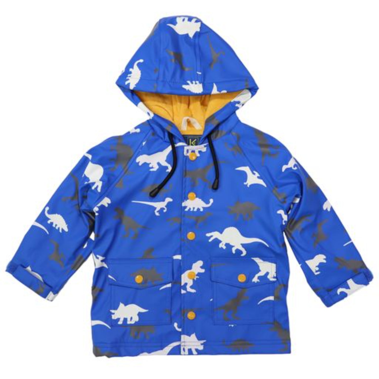 Korango Raincoat Colour Changing Dinosaur Blue New