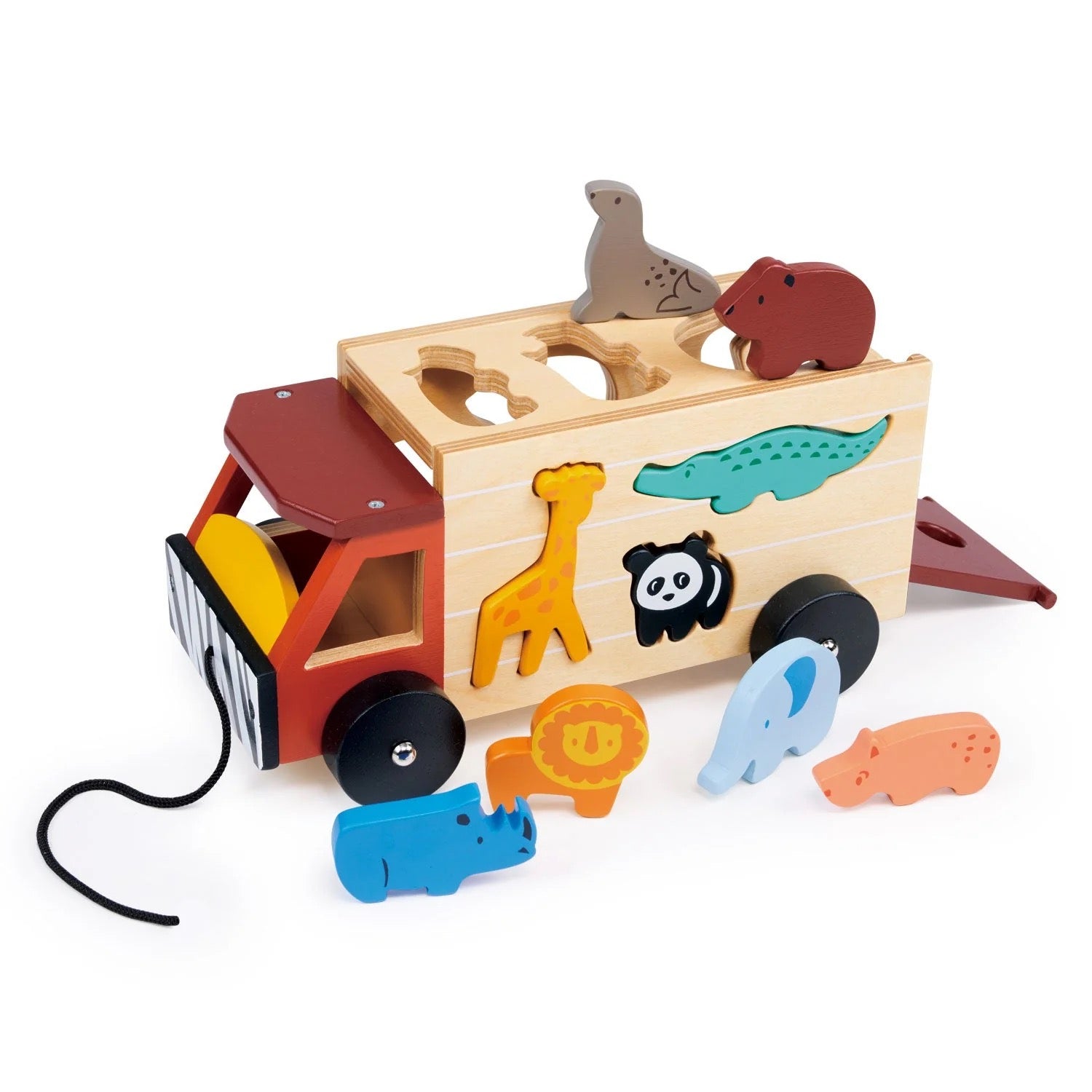 Safari Shape Sorting Truck - Monkey Kids