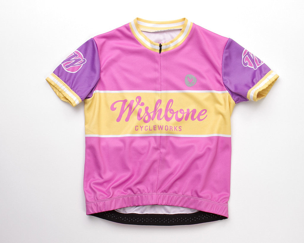 Wishbone Cycle Jersey - Blue