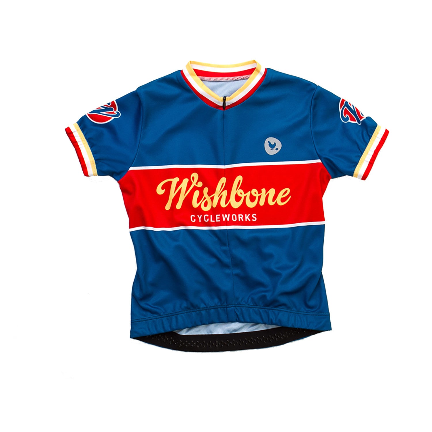 Wishbone Cycle Jersey - Blue
