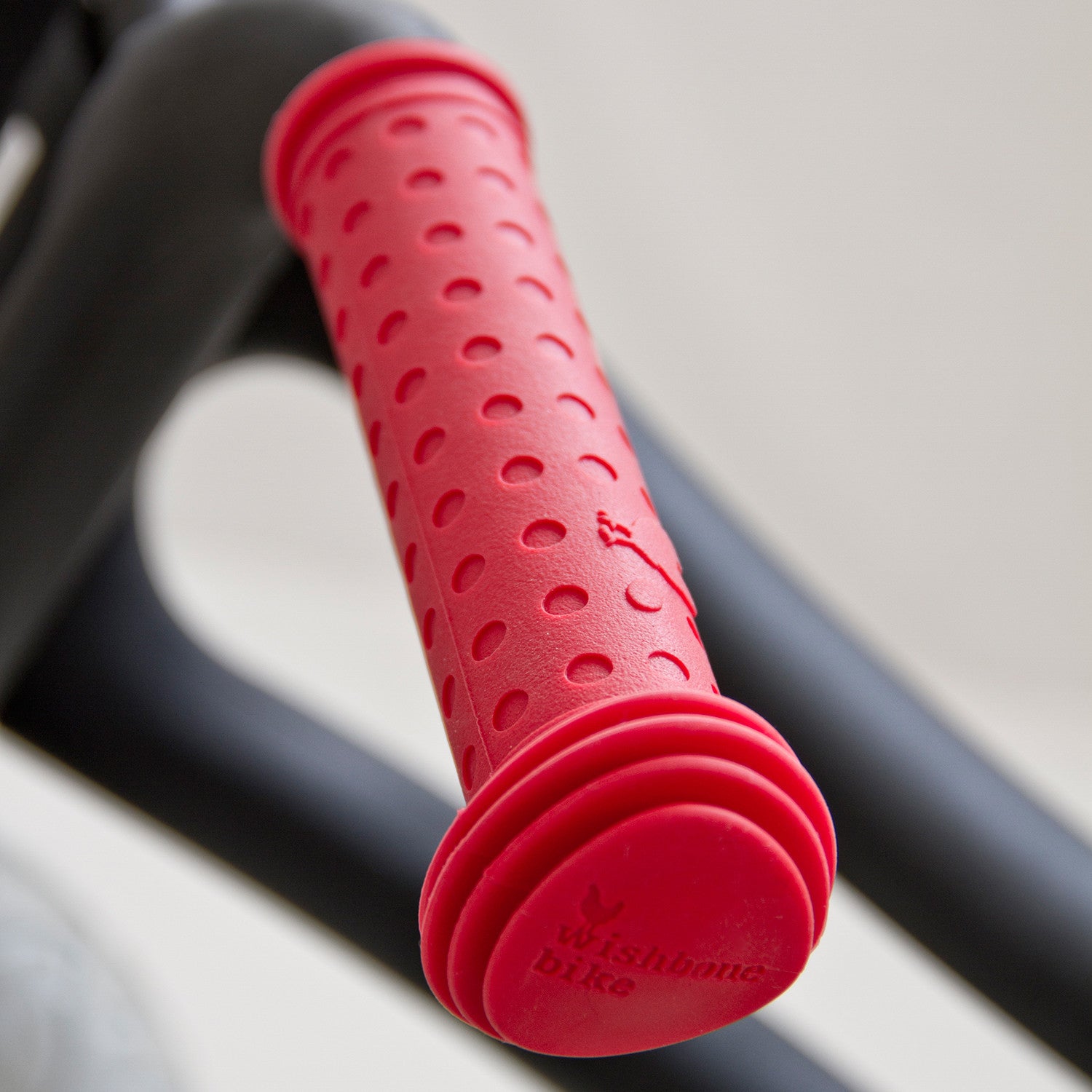 Wishbone Handlebar Grips -Red