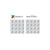 Connetix Tiles Base Plate Pack Clear 2 Piece