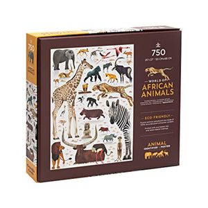 Crocodile Creek 750 Piece Family Puzzle African Animals